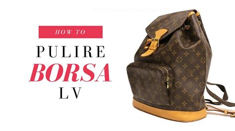 HOW TO: PULIRE LA BORSA LOUIS V